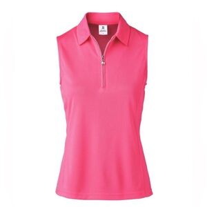 Pink Sleeveless Polo Top *NWT